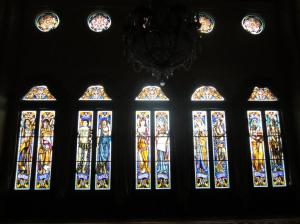 Ventanas pintatas en el palacio / Bemalte Fenster im Palast