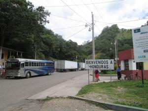 Frontera con Honduras / Grenze mit Honduras
