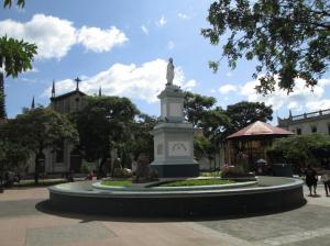 La plaza central / Der zentrale Platz