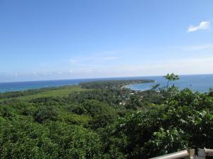 Vista panoramica sobre la isla / Panoramablick über die Insel